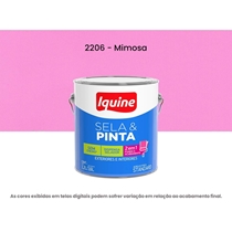 Tinta Acrílica Iquine Standard Fosco 3,2 Litros Sela & Pinta 2206 Mimosa (MP)