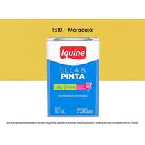 Tinta Acrílica Iquine Standard Fosco 16 Litros Sela & Pinta 1610 Maracujá (MP)