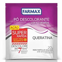 Descolorante Pó Queratina Farmax 20g