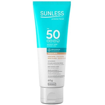 Protetor Solar Facial FPS50 Bronze Sunless 60g