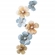 Quadro Latcor Flores Azul E Laranja - J080A