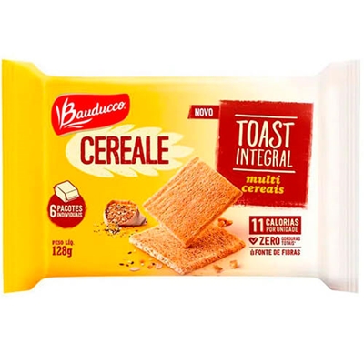 Torrada Toast Integral Multicereais Bauducco 128g