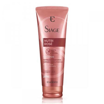 Shampoo Eudora Siàge Nutri Rosé  250ml