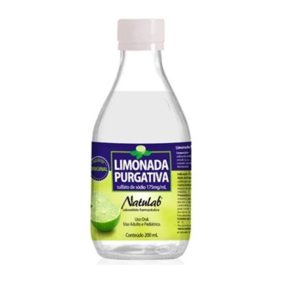 Limonada Purgativa  175mg/mL Frasco Com  200mL Sulfato De Sódio Natulab
