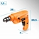 Furadeira De Impacto Mondial 550W 127V  60Hz  Laranja - FI-RH-02