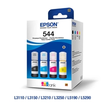 Kit Epson 4 Cores De Tinta Para Impressora - T544