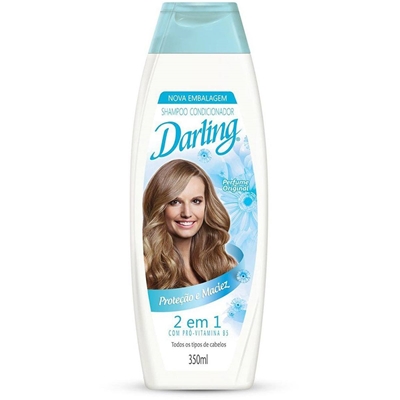 Shampoo Darling 2 em 1 Todos os Tipo de Cabelo 350ml