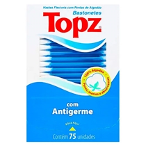 Bastonetes Topz Com 75 Unidades