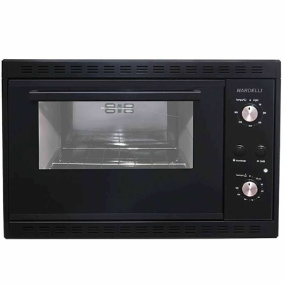 Forno de Embutir Elétrico Nardelli 45 Litros Com Espeto 127V Preto - 10015178