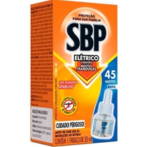 Refil Inseticida SBP para Repelente Elétrico 45 Noites Tranquilas 35ml