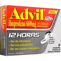Advil 12h 600mg  6 Comprimido GSK Consumer Referência