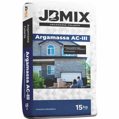 Argamassa João de Barro Cimentcola Flexível ACIII Embalagem Plástica 15kg - Cinza (MP)