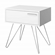 Mesa de Cabeceira Allegro Carraro 8811 Branco