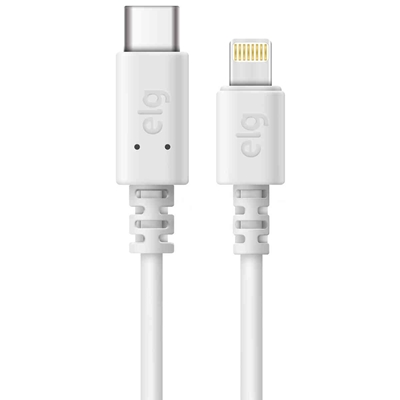 Cabo USB Tipo-C Para Lightning ELG Branco - TCL20