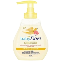 Sabonete Líquido Baby Dove Hidratação Glicerinada da Cabeça aos Pés 200ml