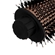 Escova Secadora Gama Keration Brush 3D 1300W Bivolt Preto E Rose Gold HDCBR442