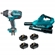 Combo Chave Impacto+Soprador Makita À Bateria 18V 5.0Ah KITDUB+DTW1001 (MP)