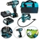 Combo Makita Parafusadeira/Furadeira + Compressor De Ar A Bateria 12V 1.5ah Kit HP333+MP100DZ (MP)