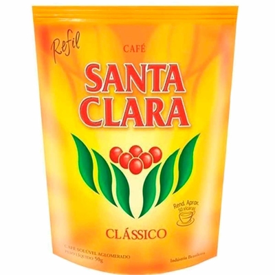 Café Solúvel Santa Clara Clássico Refil 50g