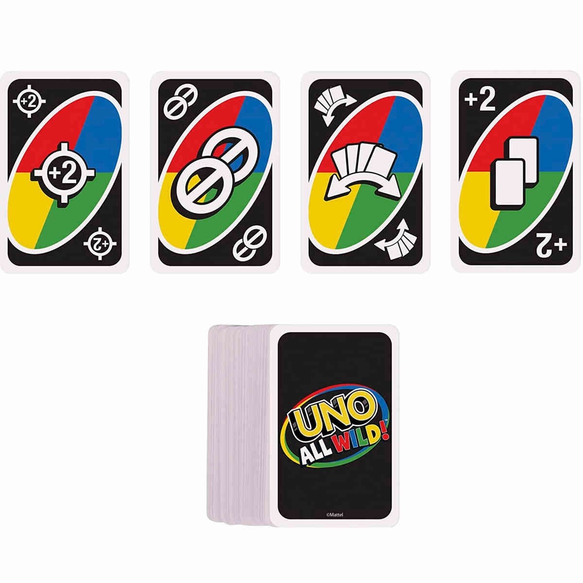 KIT/12 jogos de cartas uno - mattel