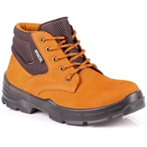 Bota Bracol Nº40 Bae Couro Nobuck Cadarço Bico Plástico Marrom Castor (MP)