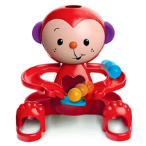 Boneco Elka Macaco Zuquinha Vermelho - 1006