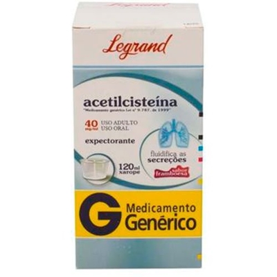 Acetilcisteína Xarope Infantil 20mg/ml 120ml