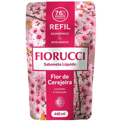 Refil Sabonete Líquido Fiorucci Flor De Laranjeira 440ml