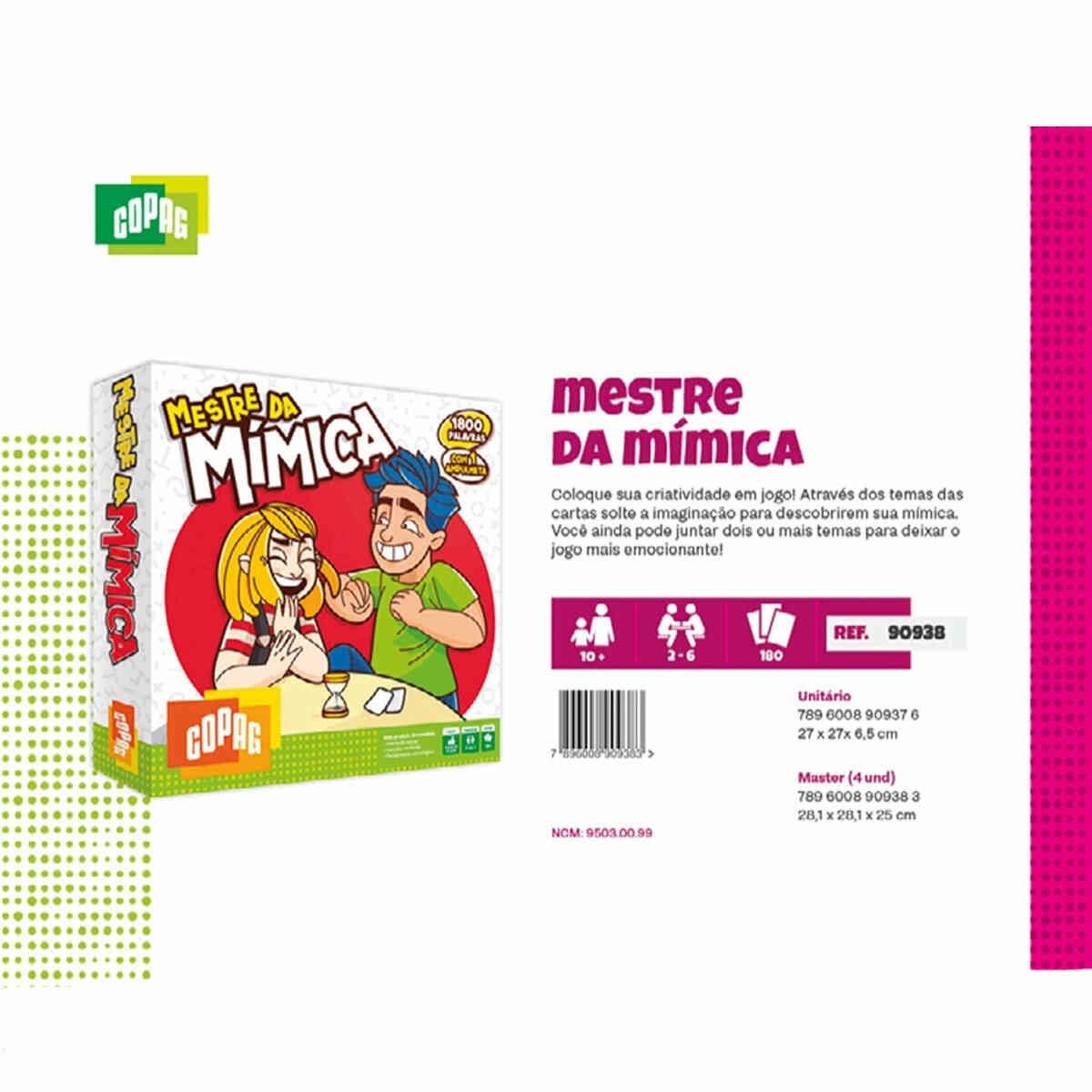 JOGOS DE CARTAS MESTRE DA MIMICA COPAG - JOGOS DE CARTAS MESTRE DA