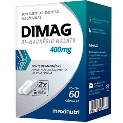 Dimag 400mg  60 Cápsulas Maxinutri