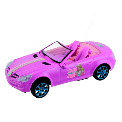 Carro rosa da barbie - Controle remoto - Candide