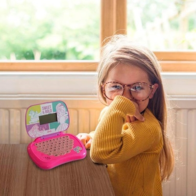 Computador Infantil Laptop Corrida Carros Bilíngue 60 Jogos