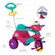 Triciclo Bandeirante Velobaby G2 Passeio E Pedal Rosa - 357