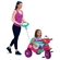 Triciclo Bandeirante Velobaby G2 Passeio E Pedal Rosa - 357