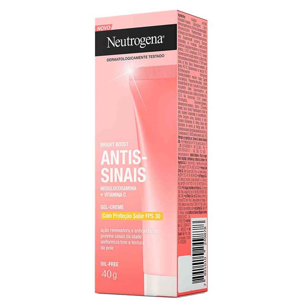 Gel Creme Neutrogena Bright Boost FPS30 40g | Bemol Farma