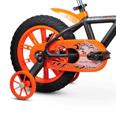 Bicicleta Masculina Infantil Aro 14 Bike Moto Cross Vermelha