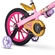 Bicicleta Nathor Princesas Aro 16" Rosa