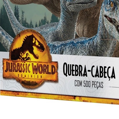 Jurassic World - Quebra Cabeça 100 peças, Indoraptor - Mimo Play - Mimo Toys