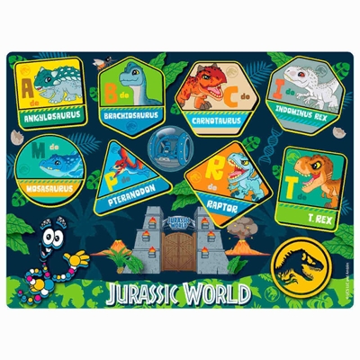 Jogo Educativo - Jogo do Alfabeto - Jurassic World - Mimo