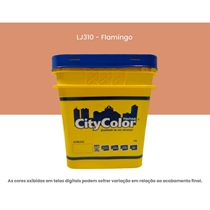 Tinta Acrílica Citycolor Econômica Fosca 15L Flamingo (MP)