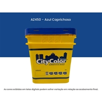 Tinta Acrílica Citycolor Econômica Fosca 15L Azul Caprichoso (MP)