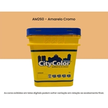 Tinta Acrílica Citycolor Econômica Fosca 15L Amarelo Cromo (MP)