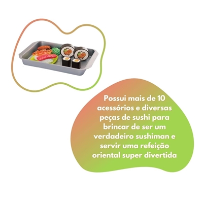 Kit Comidinha Infantil - Doce Boutique - 17 Peças - Fenix Brinquedos