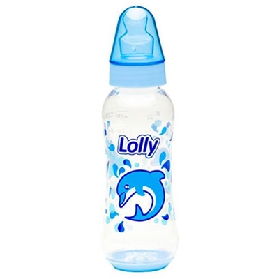 Mamadeira Lolly Oceano Ortodôntica Azul  250ml