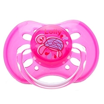 Chupeta Lolly Oceano Silicone Ortodôntico 2 Rosa