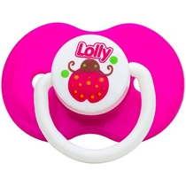 Chupeta Lolly Bona Silicone R 1 Rosa