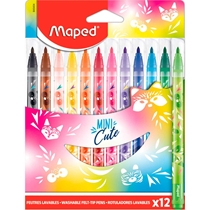 Caneta Maped Hidrografica Mini Cute 12 Cores 845404