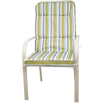 Cadeira Com Almofada Latcor Verde - ELEWMCC-001