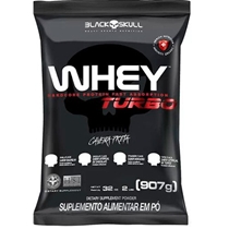 Whey Turbo Black Skull Baunilha 907g