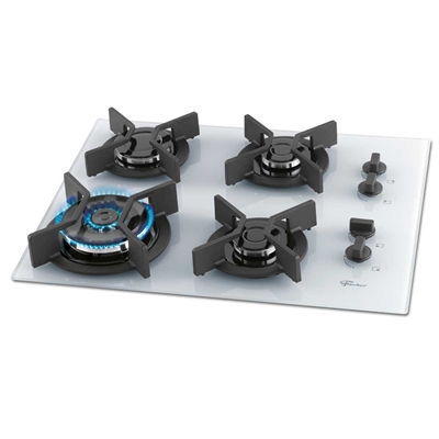 Cooktop 4 Bocas Fischer Superautomático Infinity Branco 26297-62936